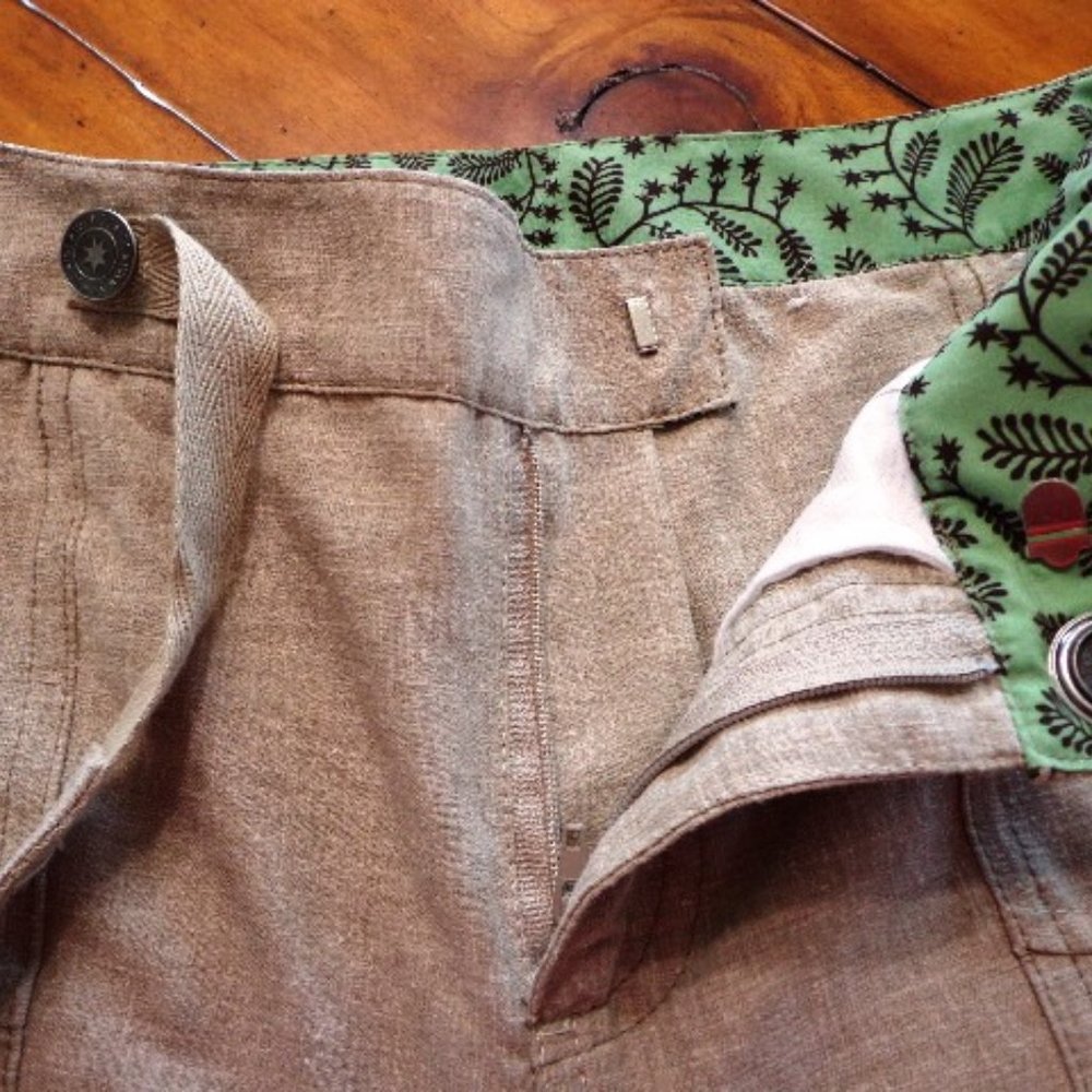 Nwt Isis Do-Be Capri Shiitake 4 Adjustable Waist - image 4